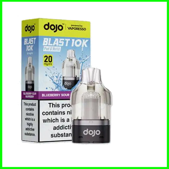 Blueberry Sour Raspberry Vaporesso Dojo Blast 10K Refill