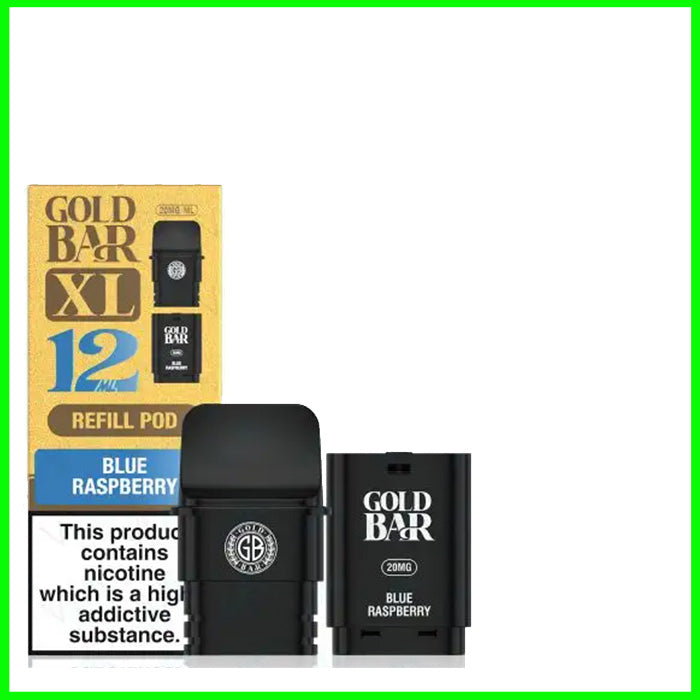 Blue Raspberry Gold Bar XL Refill Pod