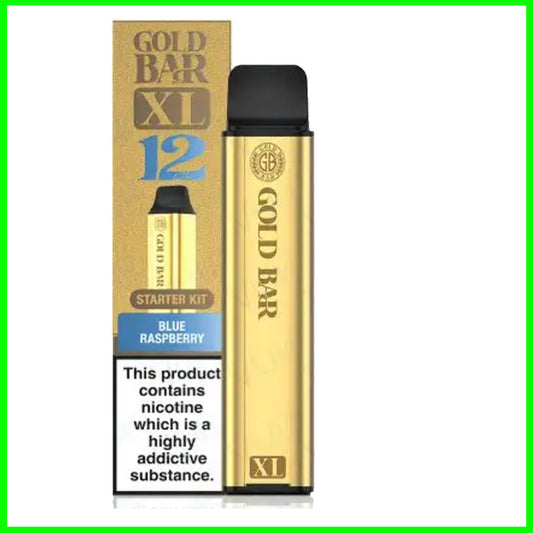 Blue Raspberry Gold Bar XL Pod Kit