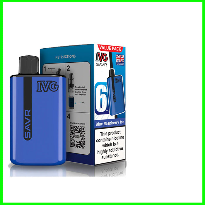 Blue Raspberry Ice IVG Savr Pod Kit