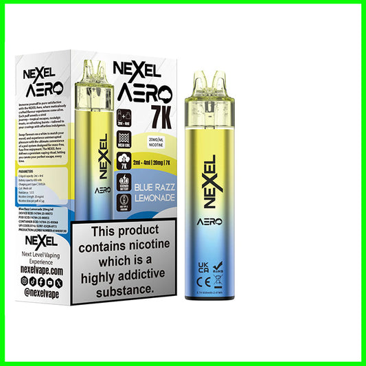 Blue Razz Lemonade Nexel Aero 7K Pod Kit