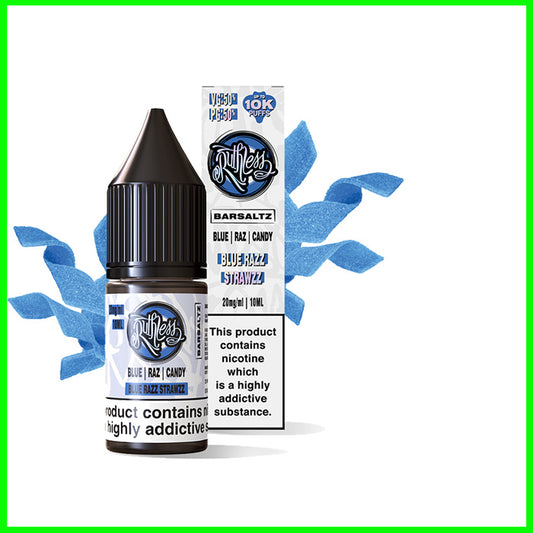 Blue Razz Strawzz Ruthless Bar Saltz