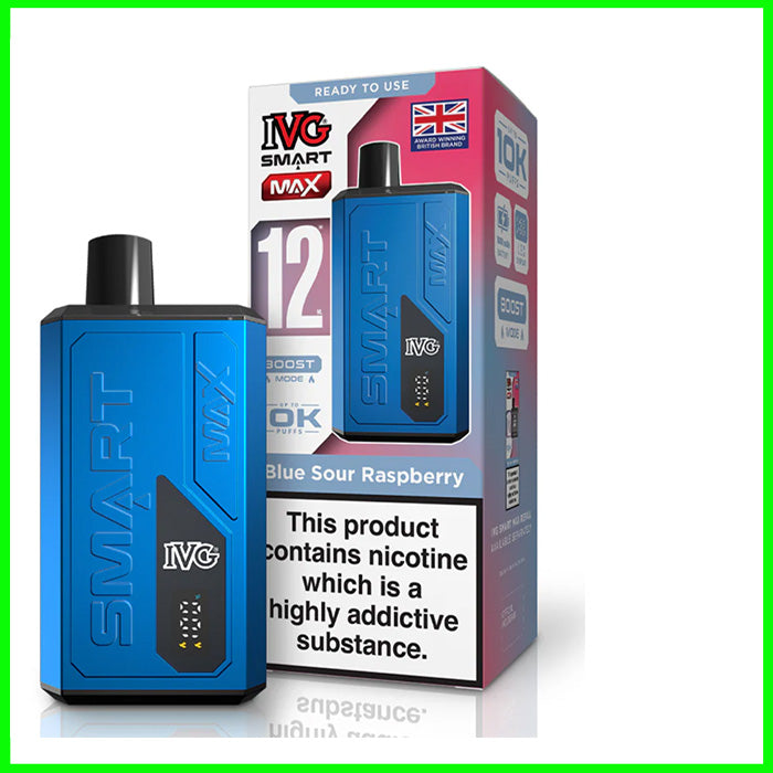 Blue Sour Raspberry IVG Smart Max Pod Kit