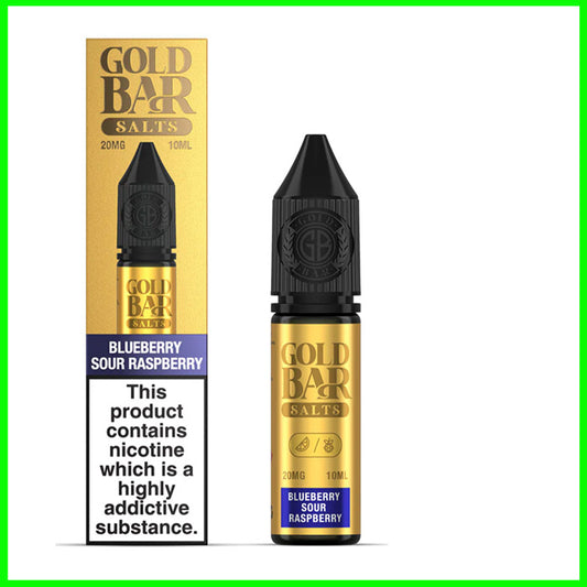 Blueberry Sour Raspberry Gold Bar Nic Salt