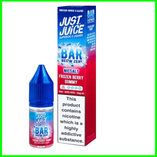 Just Juice Below Zero E-Liquid Nic Salt - Frozen Berry Gummy