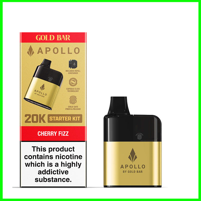 Cherry Fizz Gold Bar Apollo 20k Pod Kit