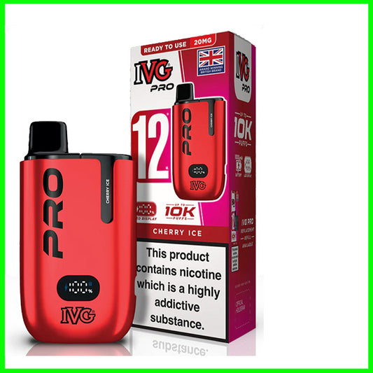 IVG Pro 12 Pod Vape - Cherry Ice