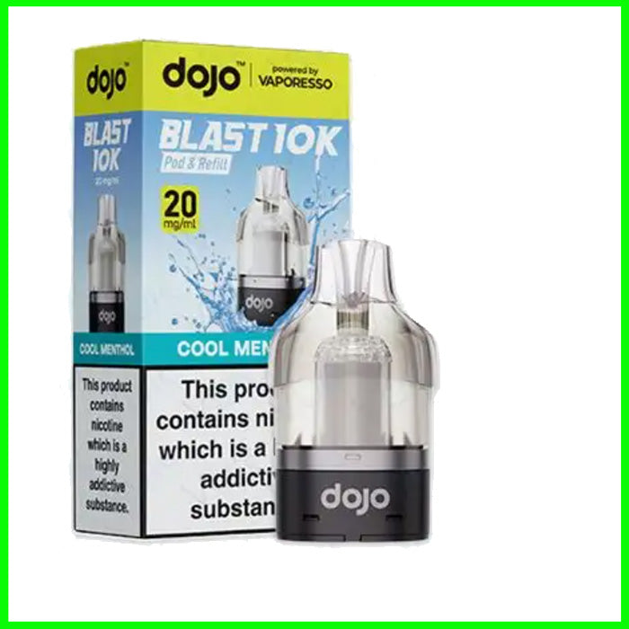 Cool Menthol Vaporesso Dojo Blast 10K Refill
