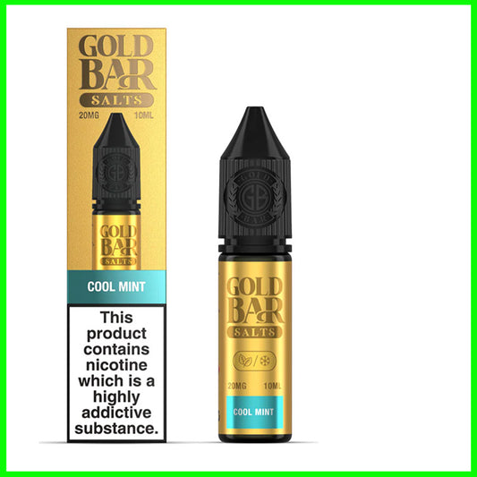Cool Mint Gold Bar Nic Salt