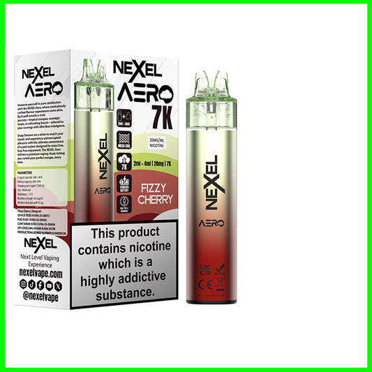 Fizzy Cherry Nexel Aero 7K Pod Kit