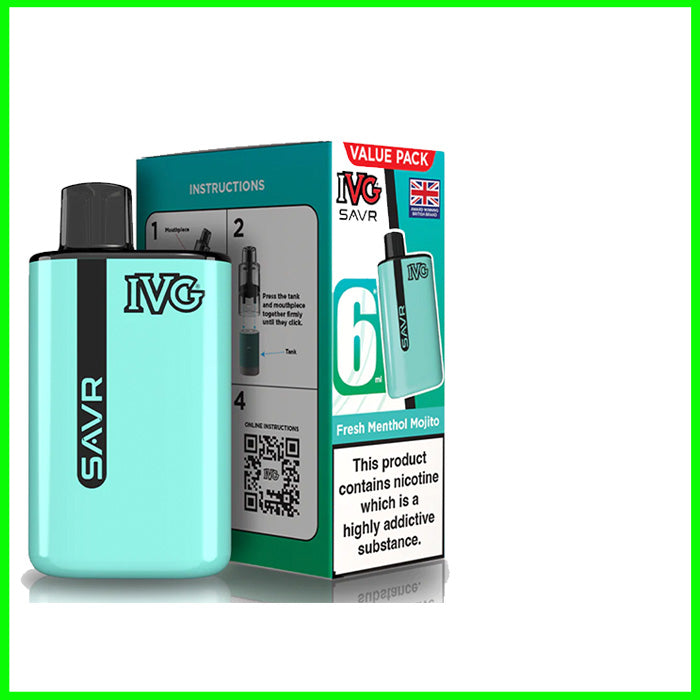Fresh Menthol Mojito IVG Savr Pod Kit