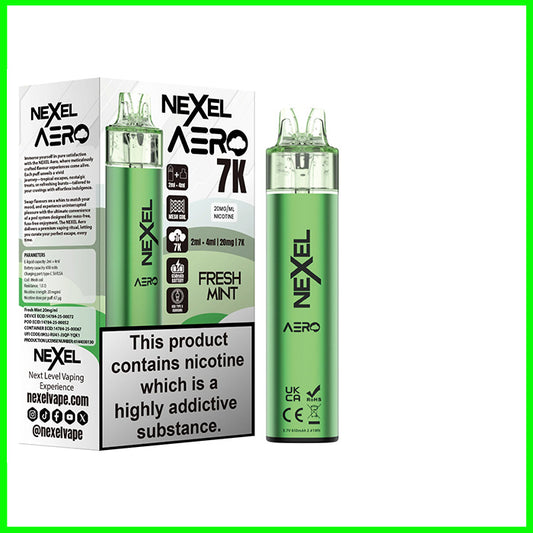 Fresh Mint Nexel Aero 7K Pod Kit