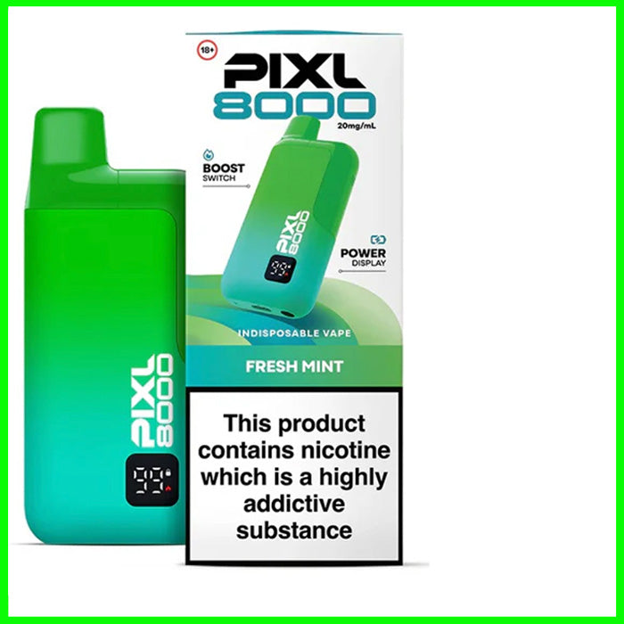 Fresh Mint Pixl 8000 Pod Kit