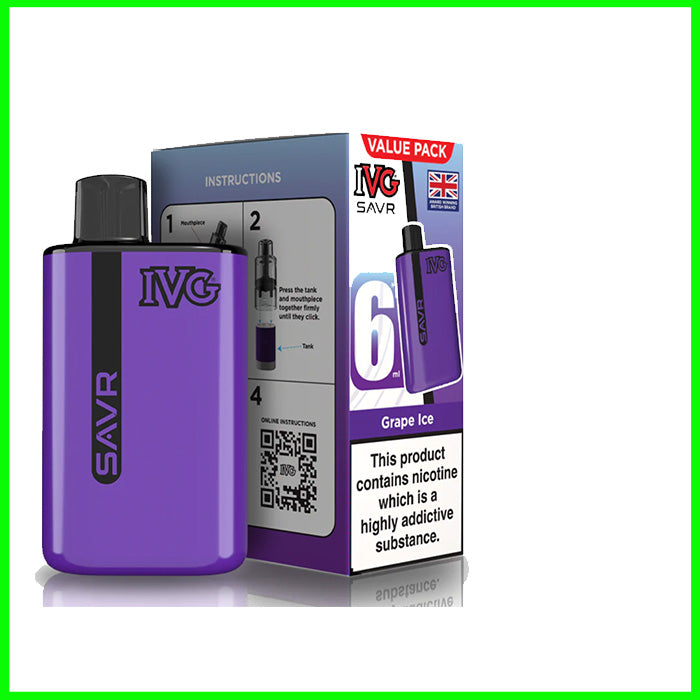 Grape Ice IVG Savr Pod Kit