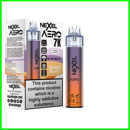 Gummy Blast Nexel Aero 7K Pod Kit