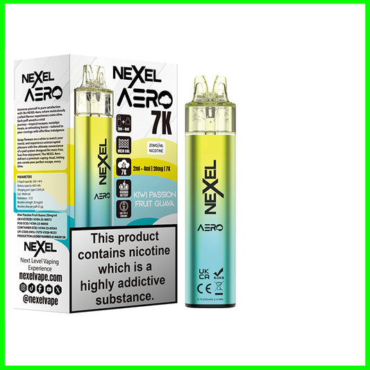 Kiwi Passionfruit Guava Nexel Aero 7K Pod Kit