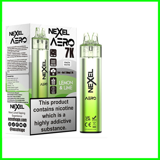 Lemon Lime Nexel Aero 7K Pod Kit