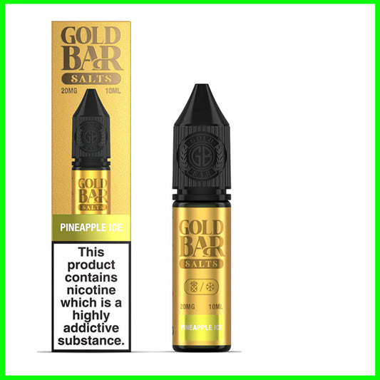 Pineapple Ice Gold Bar Nic Salt
