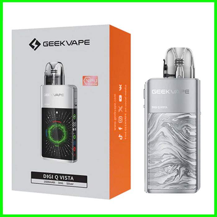 Silver Geekvape Digi Q Vista Pod Kit