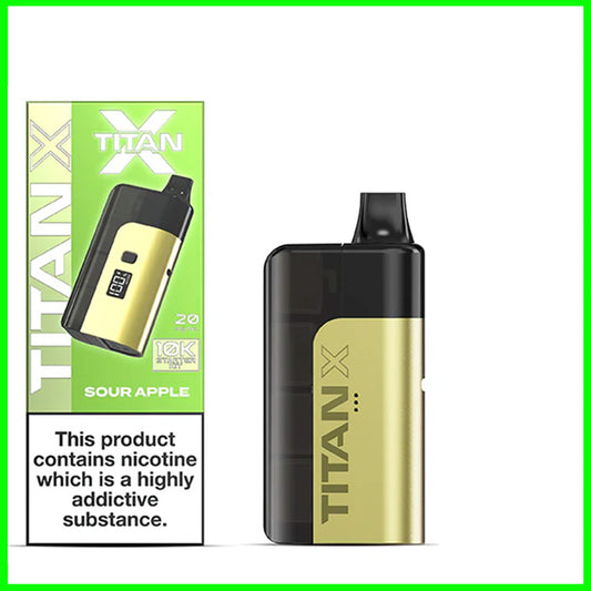 Sour Apple Titan X Pod Kit