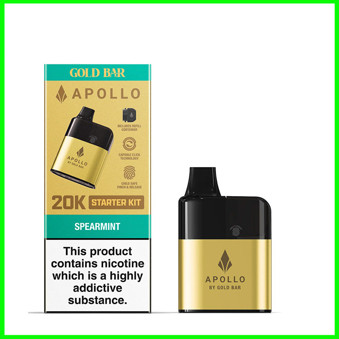 Spearmint Gold Bar Apollo 20k Pod Kit
