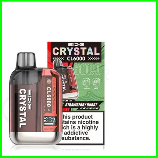 Strawberry Burst SKE Crystal CL6000 Pod Kit