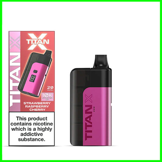 Strawberry Raspberry Cherry Titan X Pod Kit