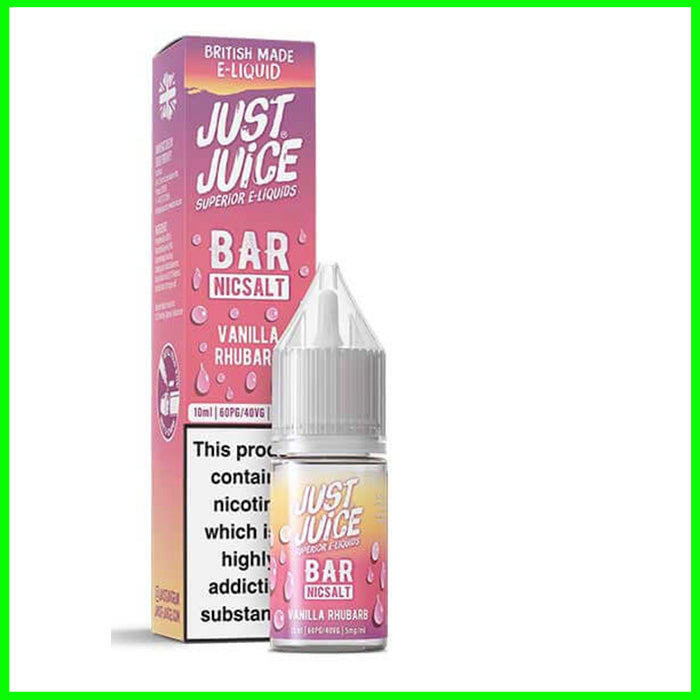 Just Juice E-Liquid Nic Salt - Vanilla Rhubarb
