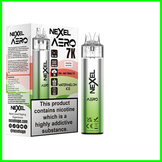 Watermelon Ice Nexel Aero 7K Pod Kit
