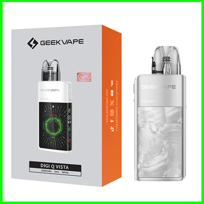 White Geekvape Digi Q Vista Pod Kit