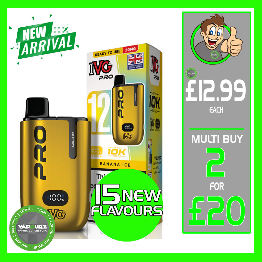 New IVG Pro 12 Kit Flavours