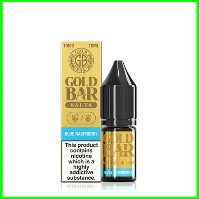 Blue Raspberry Gold Bar Nic Salt