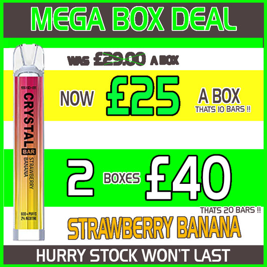 Strawberry Banana Crystal MEGA Box Deal