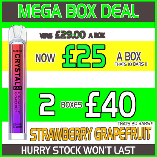 Strawberry Grapefruit Crystal MEGA Box Deal