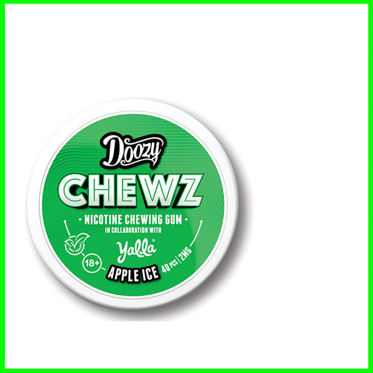 Apple Ice Doozy Chewz Nicotine Gum