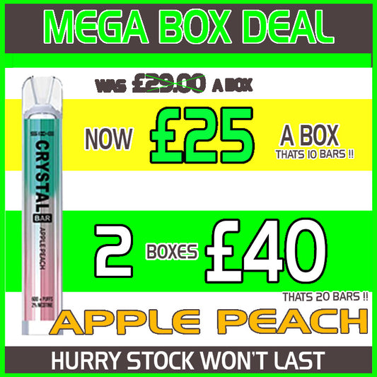Apple Peach Crystal MEGA Box Deal