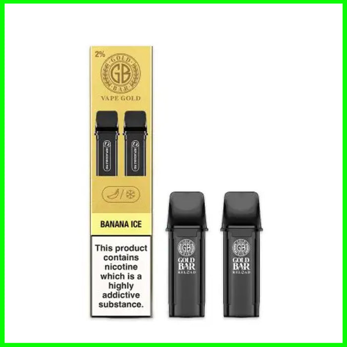 Banana Ice Gold Bar Reload Replacement Pods