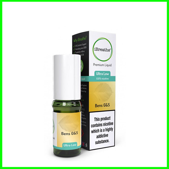 Bens G&S Ibreath Eliquid 10ml