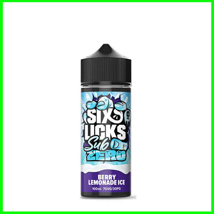 Berry Lemonade Ice Six Licks Sub Zero 100ml