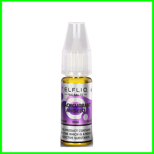 Blackcurrant Aniseed Elfliq salts 10ml