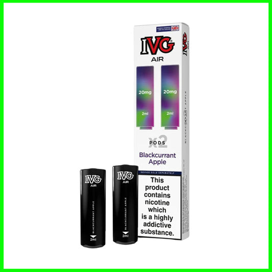 Blackcurrant Apple IVG Air Replacement Pods