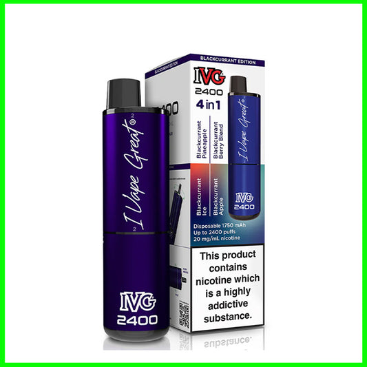 Blackcurrant Edition IVG 2400 Disposable