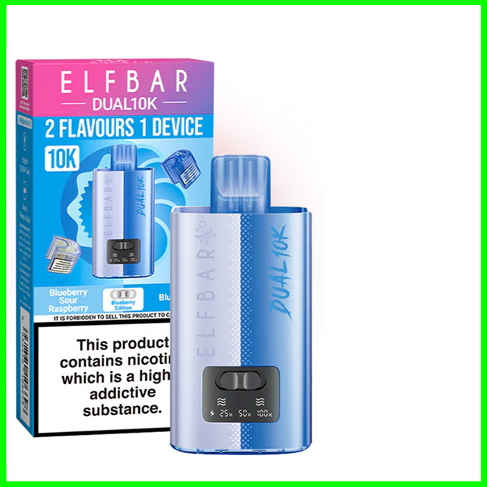 Elfbar Dual 10K Vape Kit- Blueberry Edition