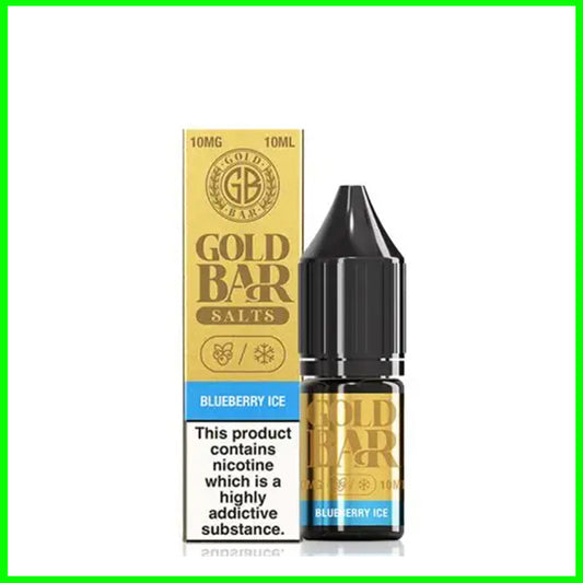 Blueberry Ice Gold Bar Nic Salt