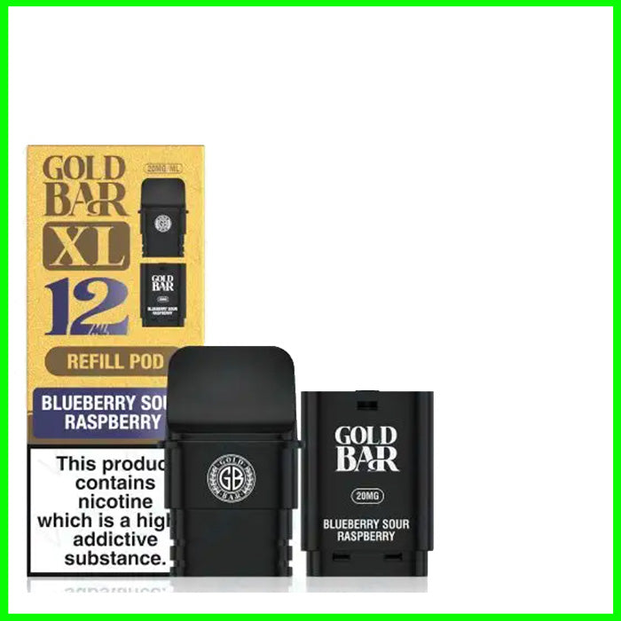 Blueberry Sour Raspberry Gold Bar XL Refill Pod