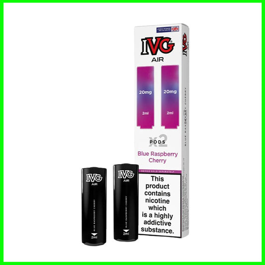 Blue Raspberry Cherry IVG Air Replacement Pods