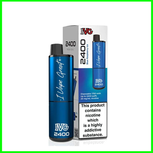 Blue Raspberry Ice IVG 2400 Disposable