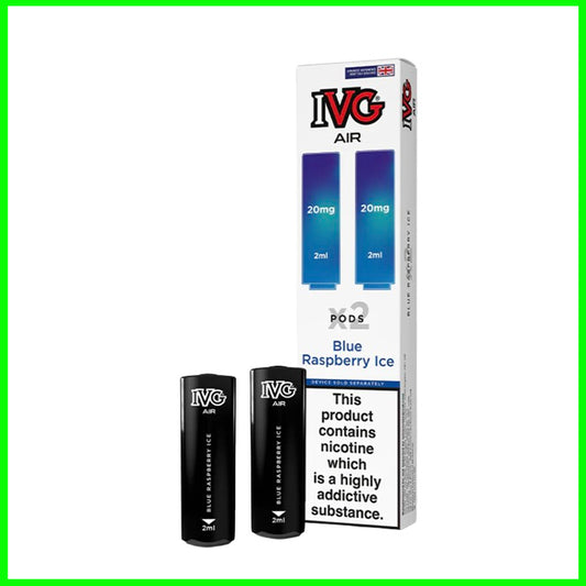 Blue Raspberry Ice IVG Air Replacement Pods