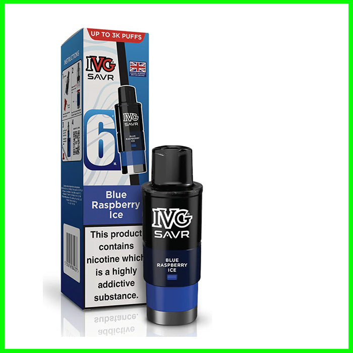 Blue Raspberry Ice IVG Savr Refill