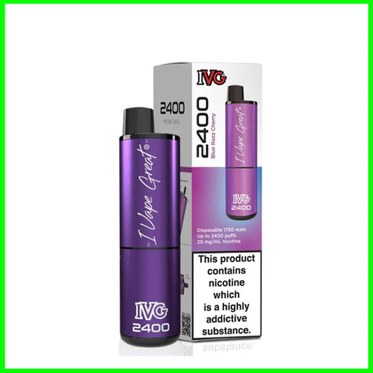 Blue Razz Cherry IVG 2400 Disposable